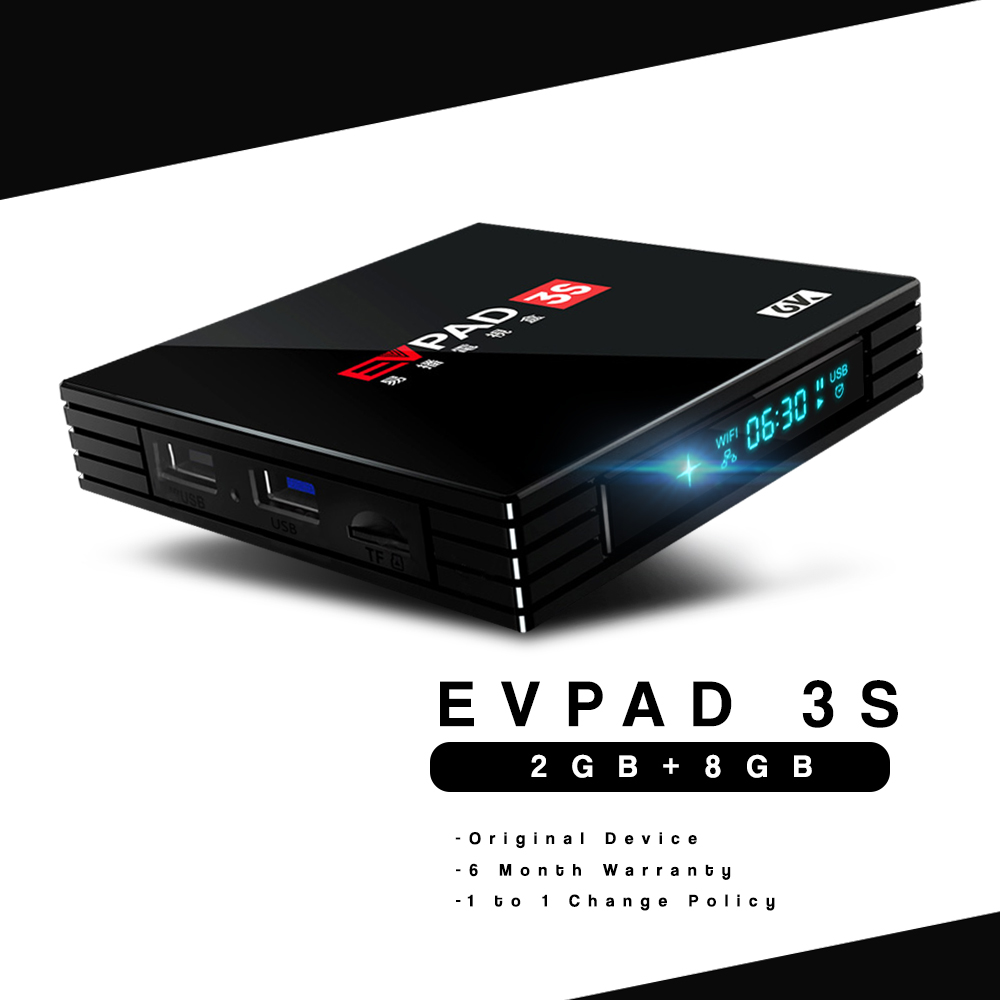 Evpad 3S 2GB + 8GB – Tvbox2u